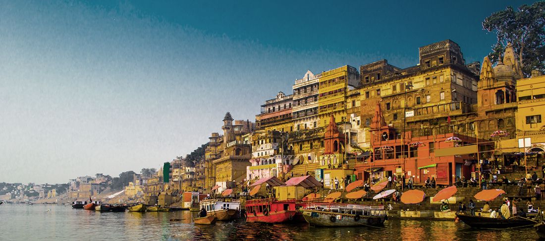 Varanasi e o rio Ganges