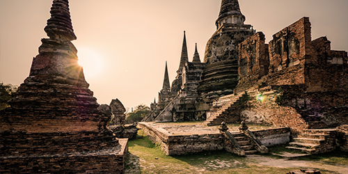Ruínas de Ayutthaya - Tailândia